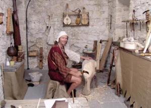 liutaio medioevale a san zenone degli ezzelini - falegname