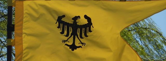 bellatores fedriciani nella terra di ezzelino 2016 bandiera