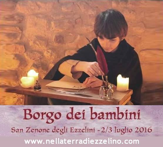 Borgo dei bambini - con testo foto scrittura - nella terra di ezzelino 2016 san zenone degli ezzelini.JPG
