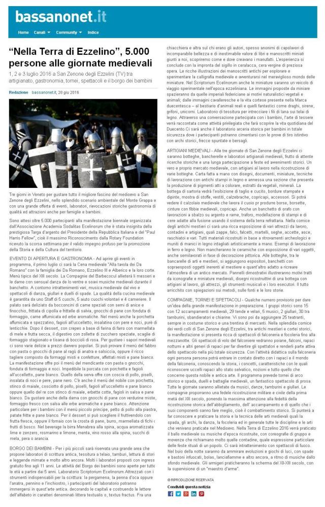 bassano.net articolo 28 giugno 2016 - nella terra di ezzelino